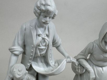 20th century school. 
Old lady with carrots...