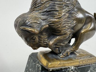 Jacques CARTIER (1907-2001) after.
Bison.
Bronze...