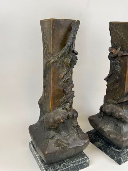 School, 20th century.
Large pair of regula...
