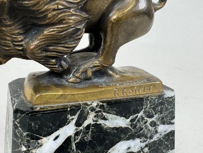 Jacques CARTIER (1907-2001) after.
Bison.
Bronze...