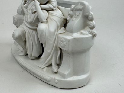 20th century school. 
Lovers. 
Porcelain...