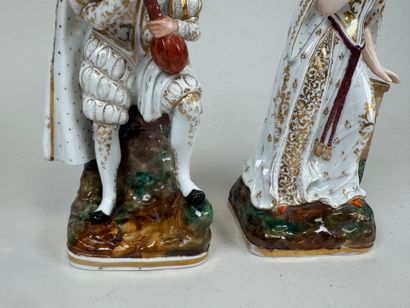 PORCELAINE DE PARIS. 
The Courtesans. 
Pair...