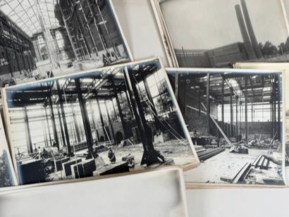 Lot of photos of factory construction.
Early...