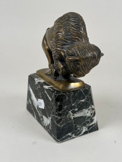 Jacques CARTIER (1907-2001) after.
Bison.
Bronze...