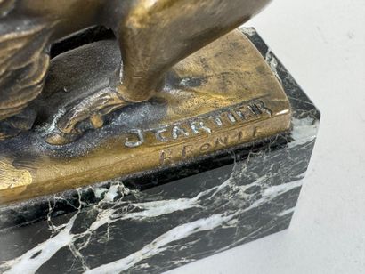 Jacques CARTIER (1907-2001) after.
Bison.
Bronze...