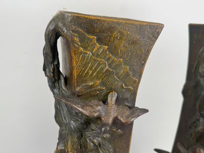 School, 20th century.
Large pair of regula...