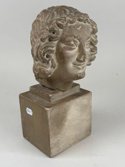 Musée du Louvre.
Bust in patinated plaster.
26...