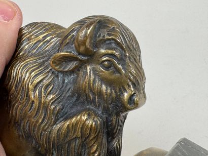 Jacques CARTIER (1907-2001) after.
Bison.
Bronze...