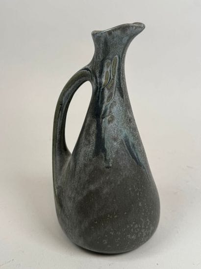 DENBAC in Vierzon. 
Glazed ceramic pitcher...