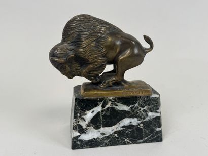 Jacques CARTIER (1907-2001) after.
Bison.
Bronze...