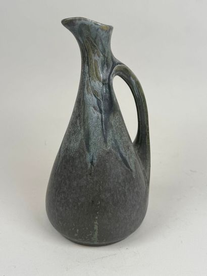 DENBAC in Vierzon. 
Glazed ceramic pitcher...