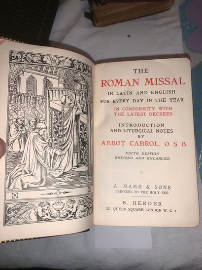 MISSELS MAME RELIES
6 missels latin-français...
