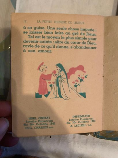 LIVRES RELIGIEUX 
13 volumes de piété et...