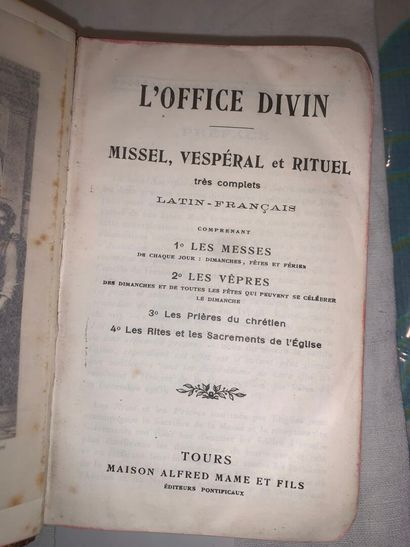 MISSELS MAME RELIES
6 missels latin-français...