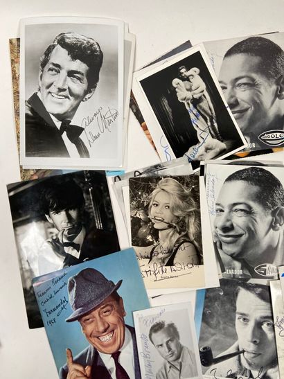 [IMPORTANT LOT D'ENV. 80 PORTRAITS DEDICACÉS...