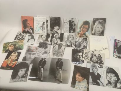 [IMPORTANT LOT D'ENV. 80 PORTRAITS DEDICACÉS...