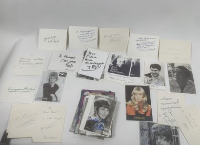 [IMPORTANT LOT D'ENV. 80 PORTRAITS DEDICACÉS...