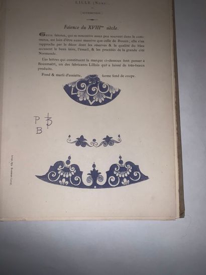 [CERAMIQUE]
Darcel, Notice des fayences peintes...