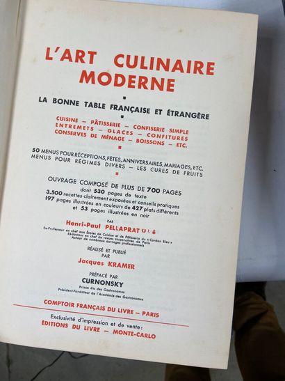 GASTRONOMY
L'art culinaire moderne, 1936
Nouveau...