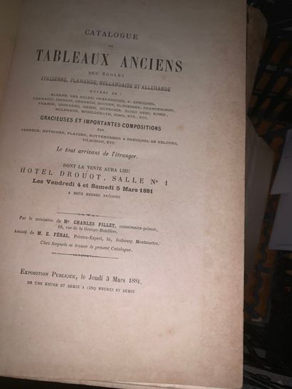 [BOUND ANTIQUE ART AND AUCTION CATALOGS]
14...