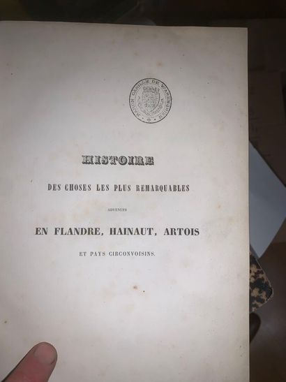 [FLANDERS]
Lesbroussart, Annales de Flandre...