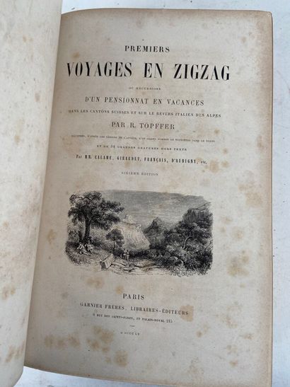 TÖPFFER
Premiers voyages en zigzag and Nouveaux...