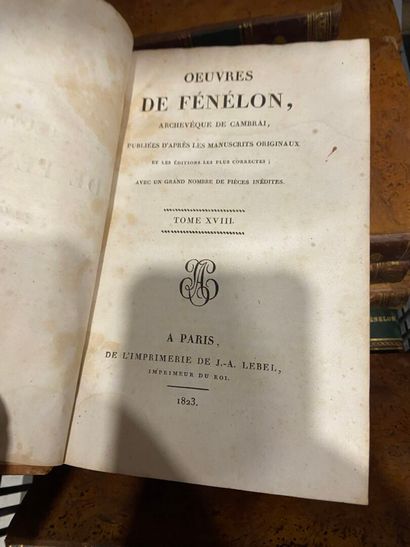 FENELON
OEuvres. Paris, Lebel, Ferra et Le...