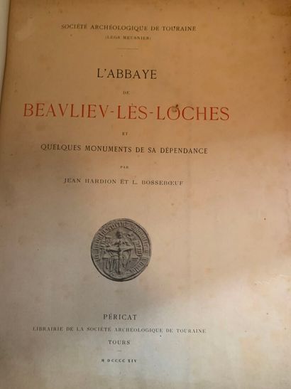HARDION et BOSSEBOEUF
L'abbaye de Beaulieu-les-Loches....