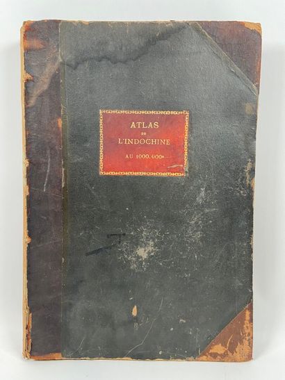 ATLAS DE L'INDOCHINE AU 1000.000e
1928. In-folio...