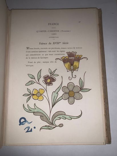 [CERAMIQUE]
Darcel, Notice des fayences peintes...