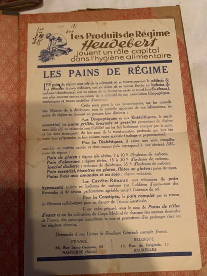AGENDAS ANCIENS ILLUSTRÉS
Bon Marché 1935...