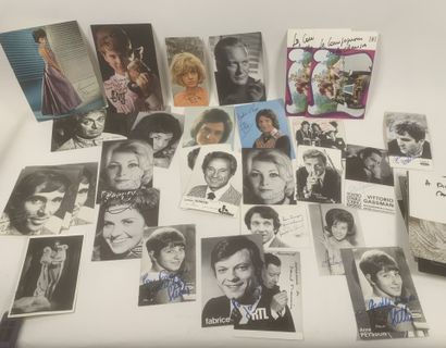 [IMPORTANT LOT D'ENV. 80 PORTRAITS DEDICACÉS...