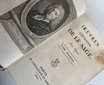 LESAGE
OEuvres choisies avec figures. Paris,...