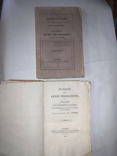 [HISTOIRE]
9 vol. ou plaquettes in-12 ou...