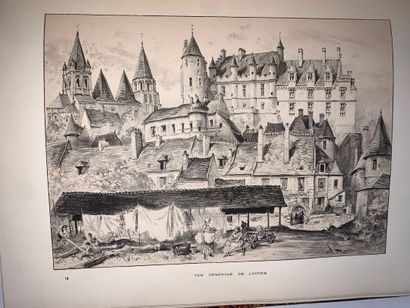ROBIDA, La Touraine. Paris, Librairie illustrée,...