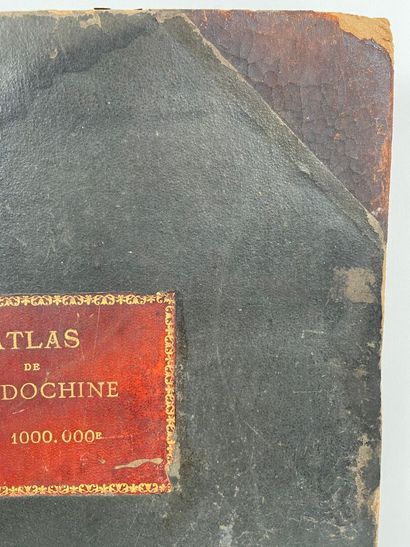 ATLAS DE L'INDOCHINE AU 1000.000e
1928. In-folio...