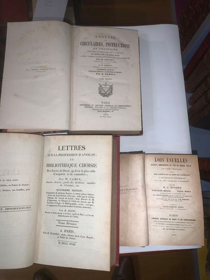 [DROIT]
Rivière, Lois usuelles…depuis 1607…...