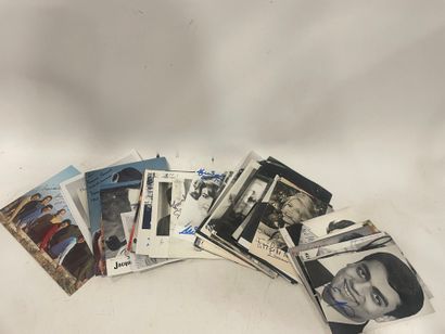 [IMPORTANT LOT D'ENV. 80 PORTRAITS DEDICACÉS...