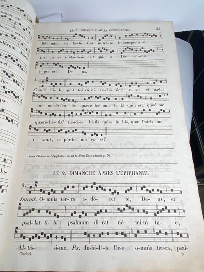 [2 ANTIPHONARIES]
Graduel romain contenant...
