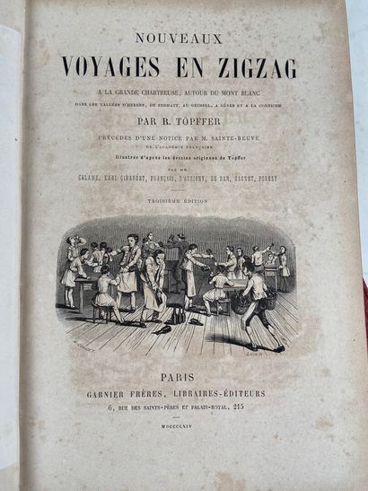 TÖPFFER
Premiers voyages en zigzag and Nouveaux...