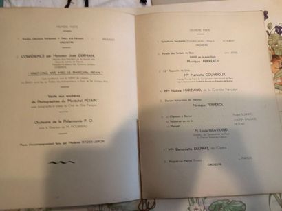 [DIVERS] 
20 Planches en couleurs en 5 feuilles...