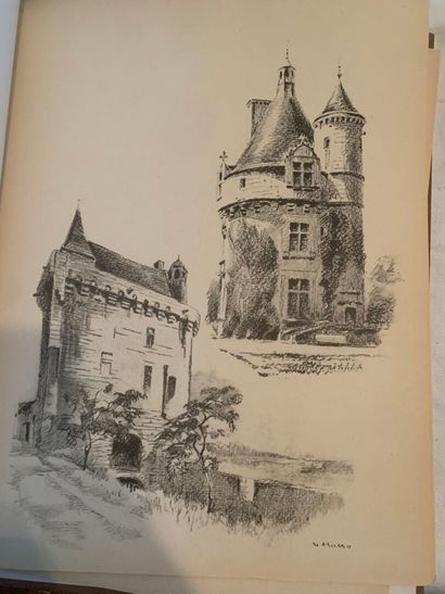 Vieilles Pierres de France, Touraine, illustrations...