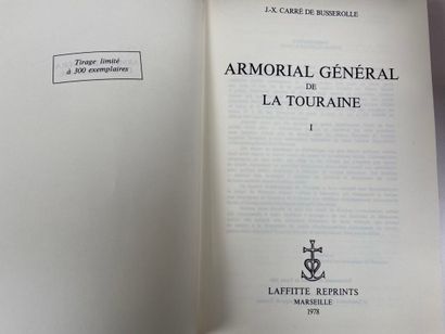 BUSSEROLLE SQUARE
General Armorial of Touraine
Reprint...