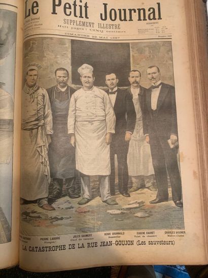 LE PETIT JOURNAL
2 vol. in folio en demi-basane...
