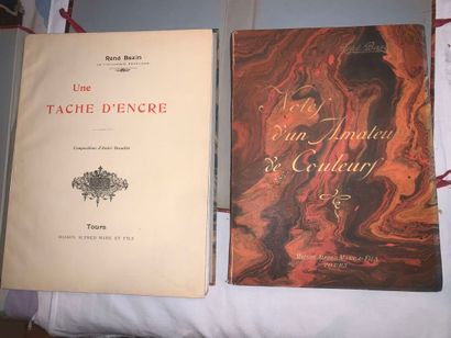 BAZIN René 
Une Tâche d'encre, Mame, 1900....