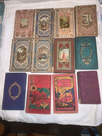 [Cartonnages Mame]
10 volumes in-12 milieu...