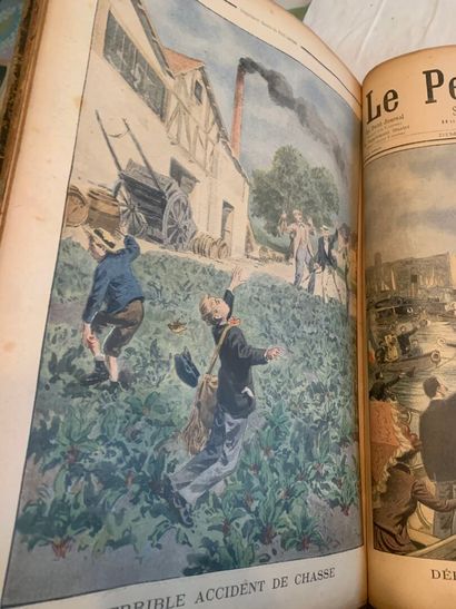 LE PETIT JOURNAL
2 vol. in folio en demi-basane...