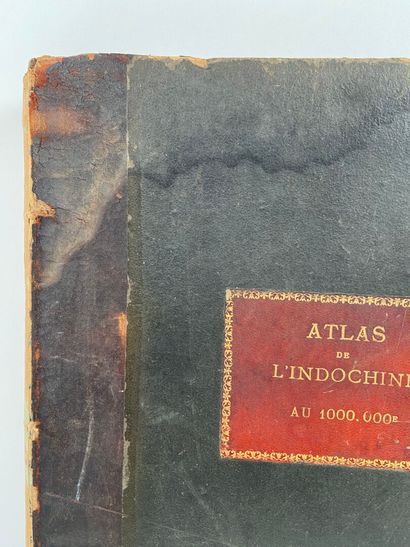 ATLAS DE L'INDOCHINE AU 1000.000e
1928. In-folio...