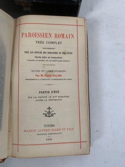 [MISSELS QUATRE SAISONS]
Paroissien romain…...