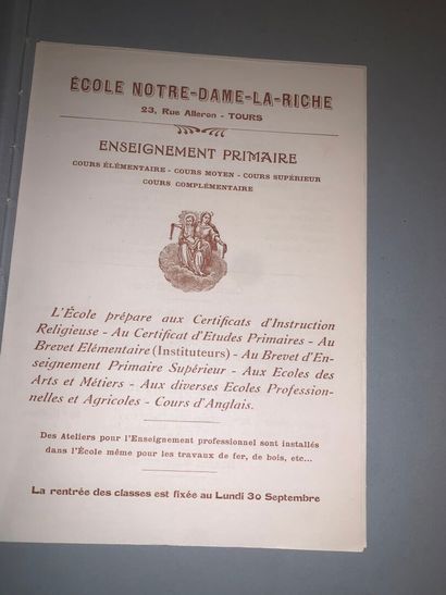 [CARTONNAGES MAME]
2 volumes in-8 cartonnages...